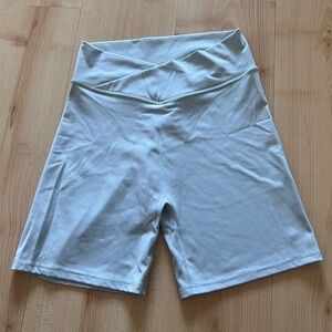 437 High-Waist Light Blue Women’s Bike Shorts